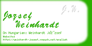 jozsef weinhardt business card